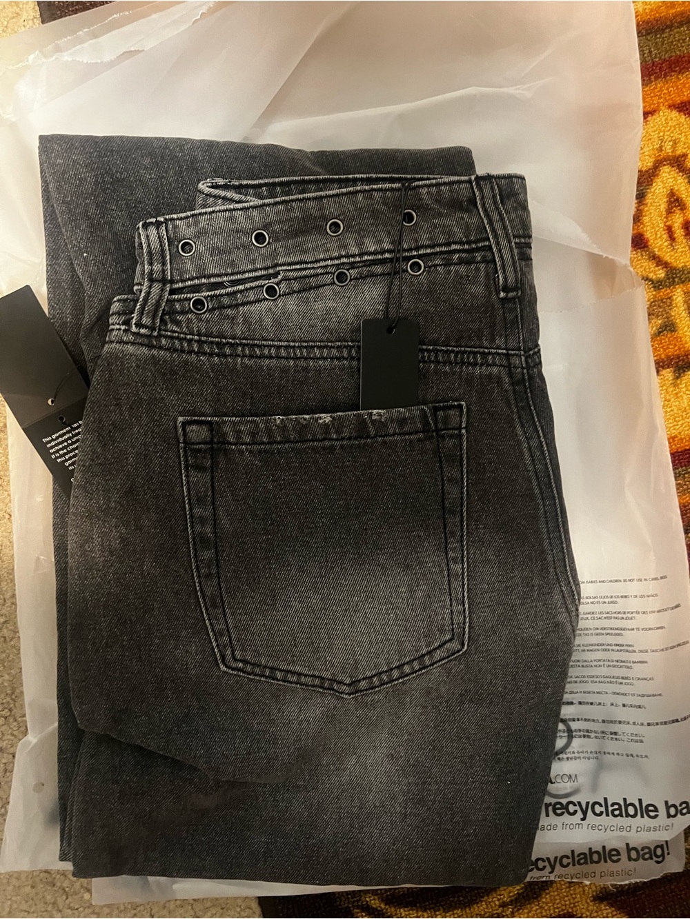 Tempting Cut Out Wide Leg Jeans